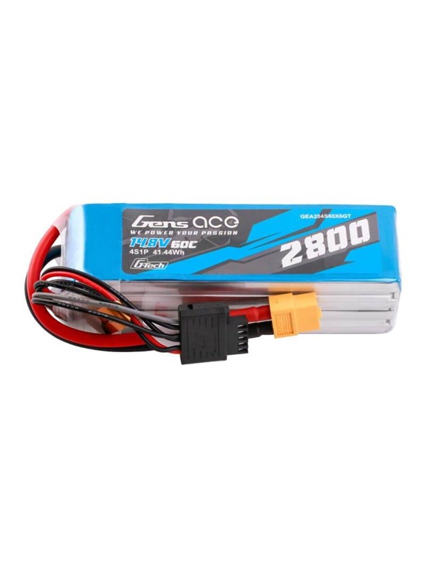 Gens ace &Tattu G-Tech Soaring 2800mAh 14.8V 60C 4S1P LiPo XT60