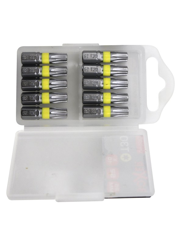 Boxer bits 10 pcs. in box TORX 30