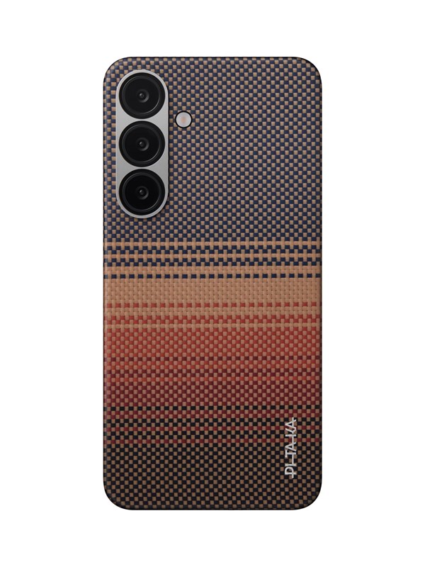 PITAKA Tactile Woven Case Sunset - Samsung Galaxy S25+