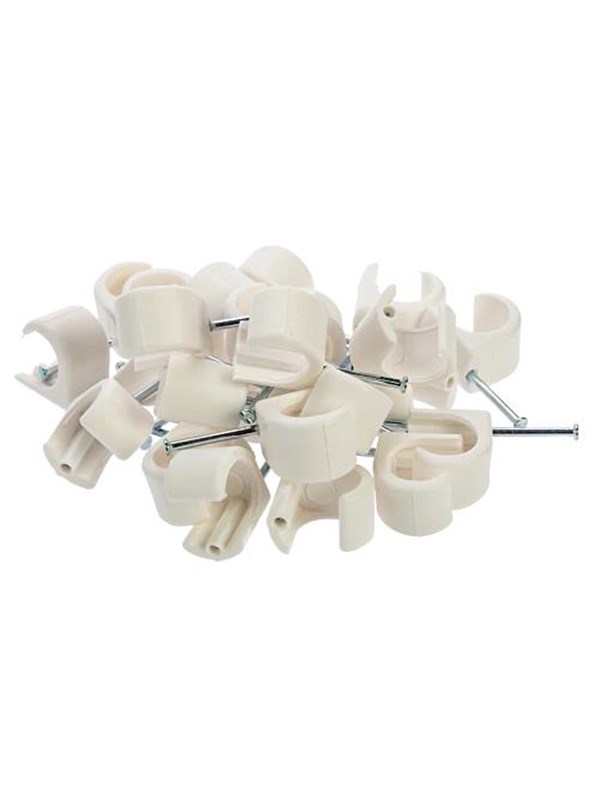 Nordic Quality Cable Clips round 14-20mm - 25 pcs