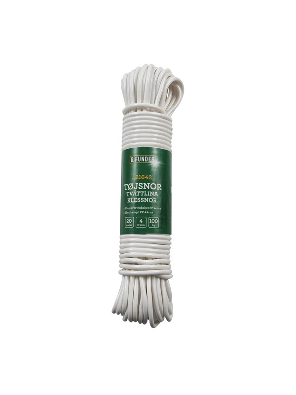 G.Funder Clothesline plastic 4 mm 20 meters