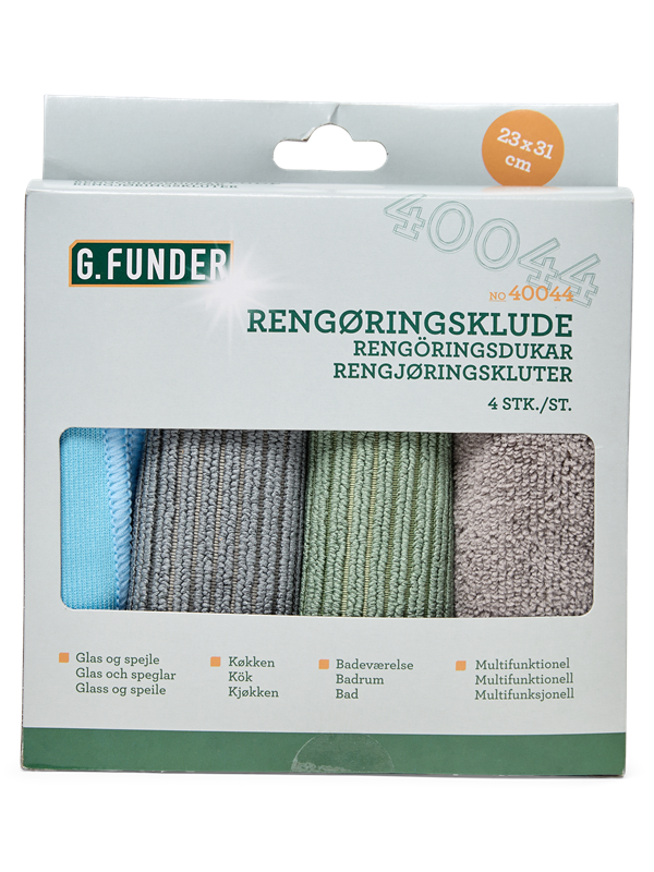 G.Funder Cleaning cloths 4-pack