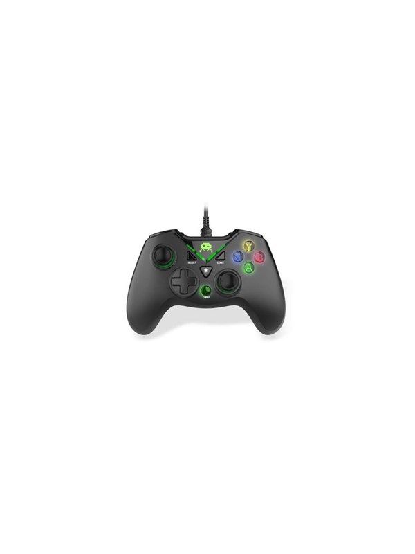 Freaks And Geeks Black Wired Controller for PC with 3M Cable - Wired Controller - PC