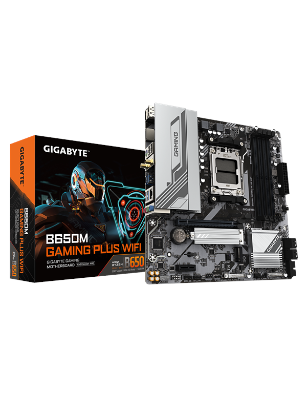 GIGABYTE B650M GAMING PLUS WIFI Emolevy - AMD B650 - AMD AM5 socket - DDR5 RAM - Micro-ATX