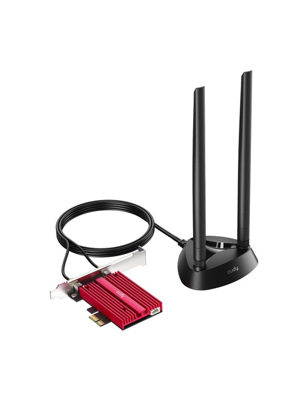 Cudy Adapter PCI-E WE4000 AX5400 WiFi 6E Magnetic Antennas