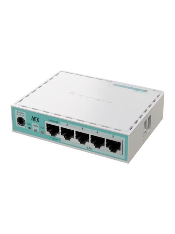 MikroTik hEX refresh E50UG 5-port - Ethernet-reititin, valkoinen