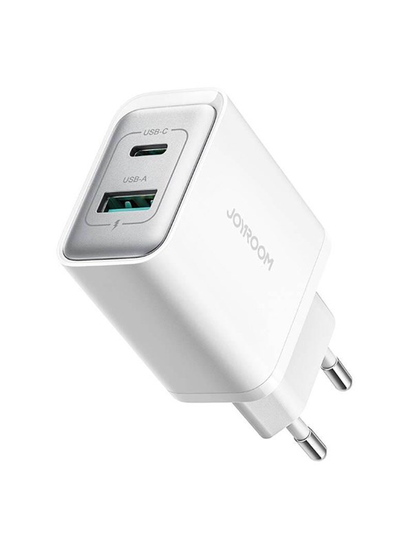 Joyroom TCF15 Dual-Port (A+C) 30W Power Charger (white)