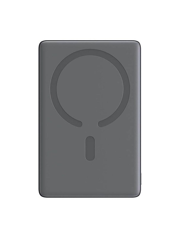 Joyroom magnetic powerbank JR-PBM08 20W 5000mAh slim (titan) Powerbank - Harmaa - 5000 mAh