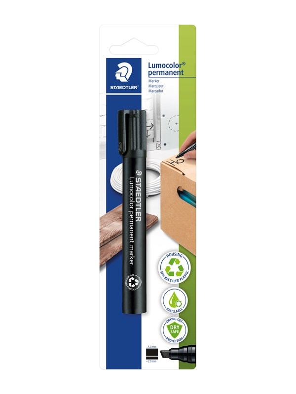 Staedtler Marker Lumocolor permanent .10 pcs.Black
