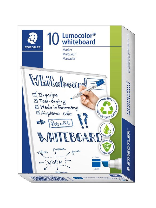 Staedtler Whiteboard marker Lumocolor.10 pcs Blue
