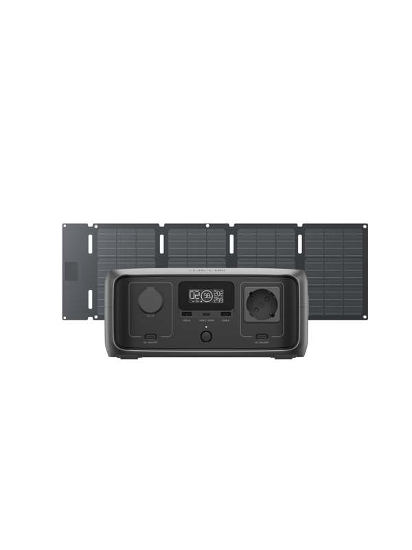 EcoFlow River 3 (UPS 10ms) 245Wh + 45W Solar Panel - Bundle