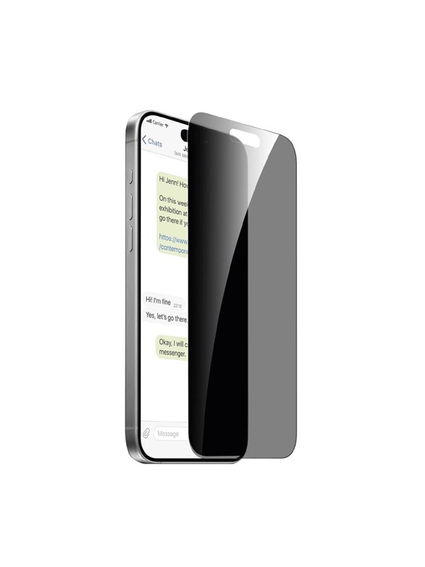 Puro Privacy Tempered Glass for iPhone 16 Pro Max / iPhone 15 Pro Max