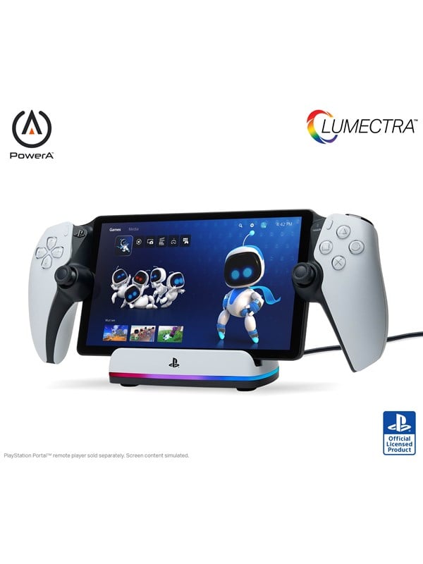 PowerA Lumectra™-varustettu -latausasema PlayStation Portal™ Remote Playerille - PlayStation Portal
