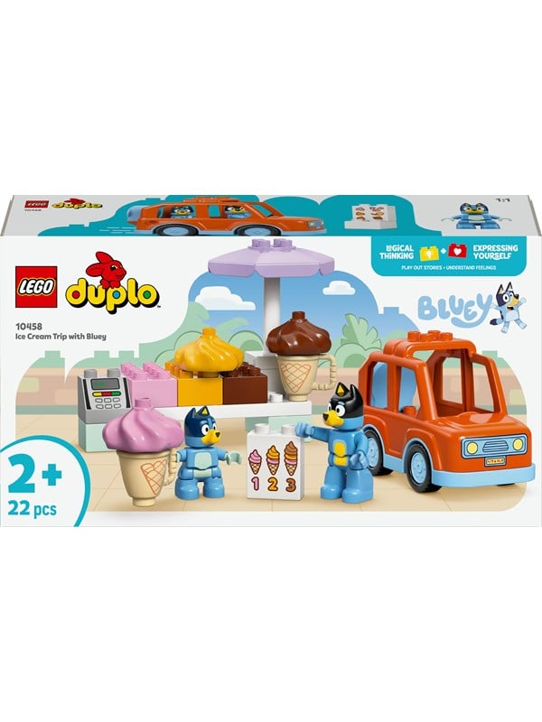 LEGO Bluey 10458 Jäätelöretki Blueyn kanssa