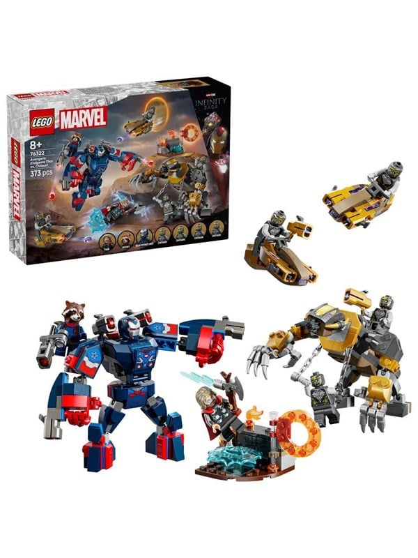 LEGO Super Heroes 76322 Avengers: Endgame Thor vastaan Chitauri
