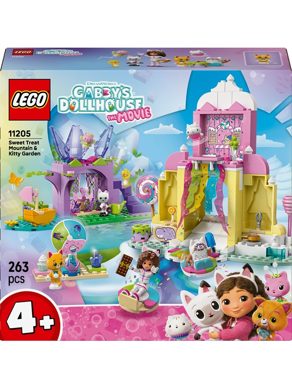 LEGO Gabby's Dollhouse 11205 Karamellivuori ja Kisupuutarha
