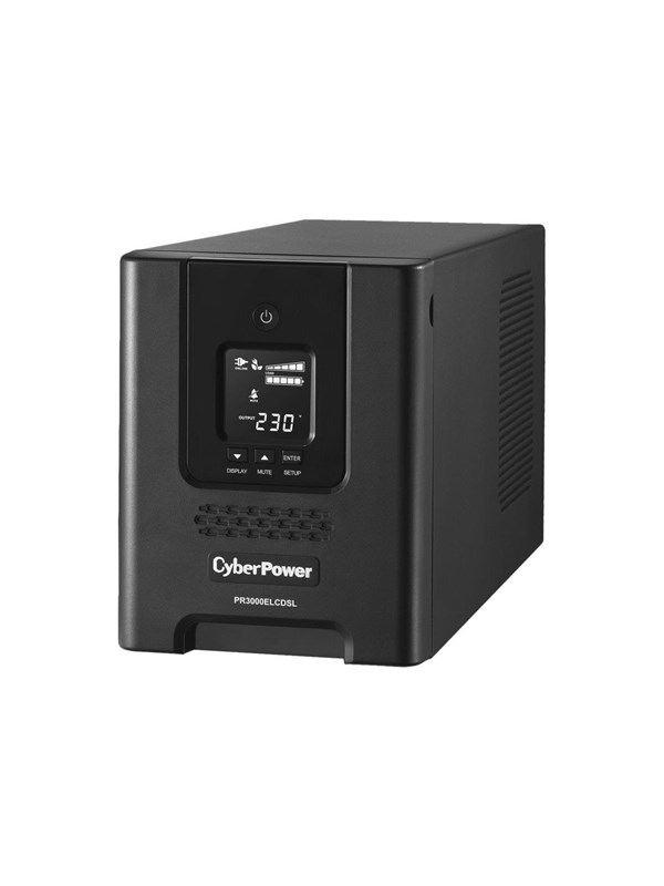 CyberPower Professional Tower Series PR3000ELCDSL - UPS - 2700 Watt - 3000 VA