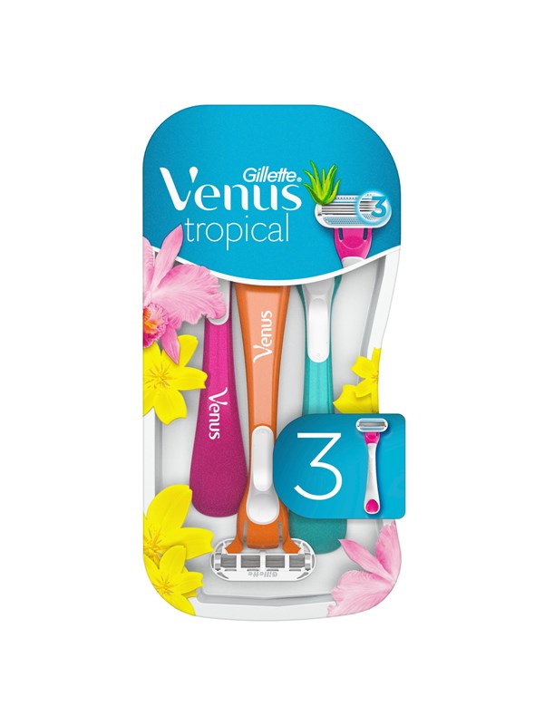 Gillette-Venus Tropical Handles - 3 pcs