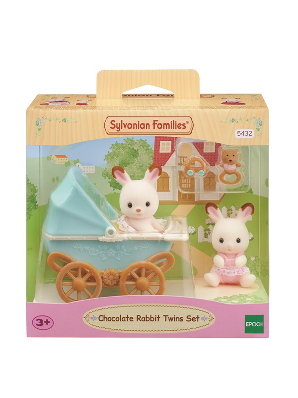 Sylvanian Families Suklaapupukaksoset -setti (Lastenvaunut )