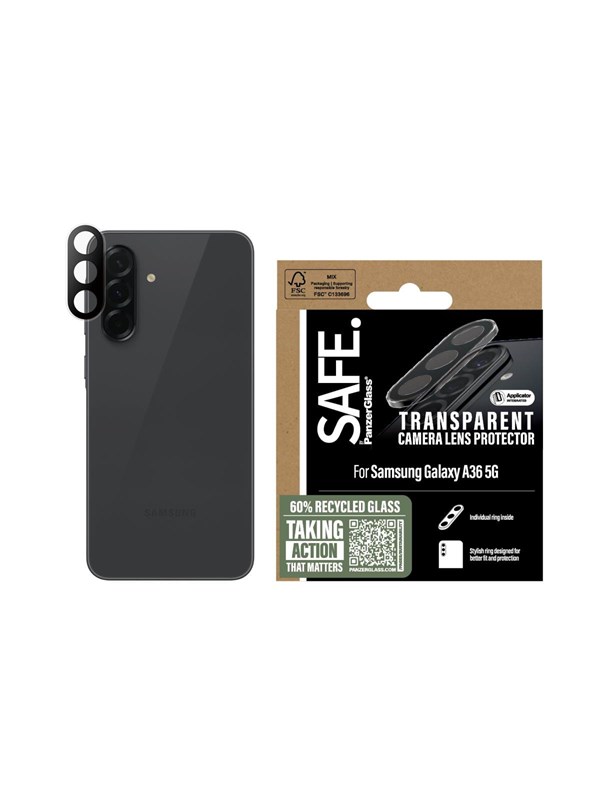 SAFE by PanzerGlass Camera Lens Protector Transparent Samsung Galaxy A36 5G