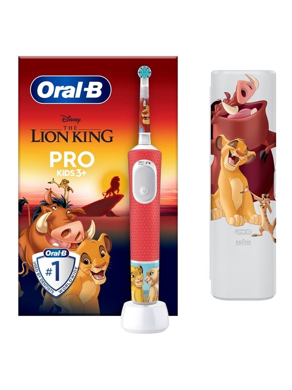 Oral-B Sähköhammasharja Vitality Pro Kids Lion King Travel Case