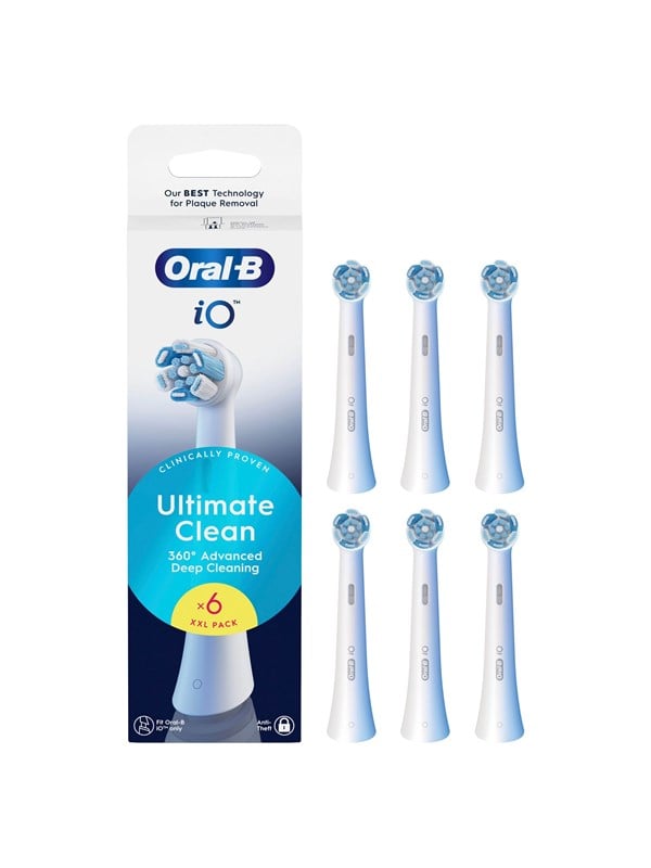 Oral-B Hammasharjan vaihtopäät iO Ultimate Clean - 6 pcs