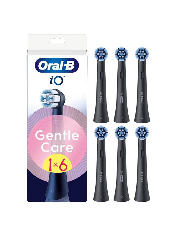 Oral-B Hammasharjan vaihtopäät Gentle Care Black - 6 pcs