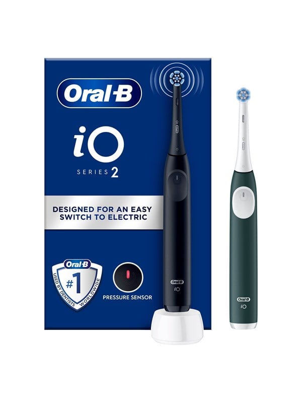 Oral-B Sähköhammasharja iO2 Duo Night Black / Forest Green