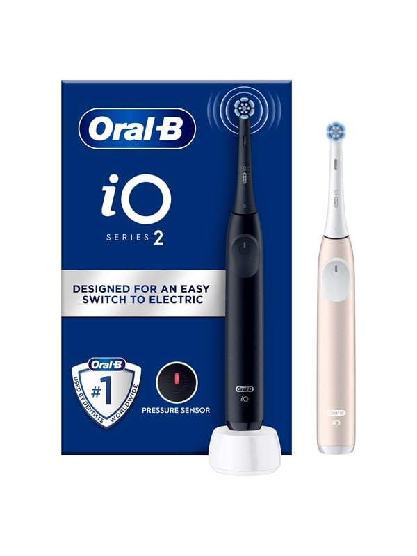 Oral-B Sähköhammasharja iO2 Duo Night Black / Calm Pink