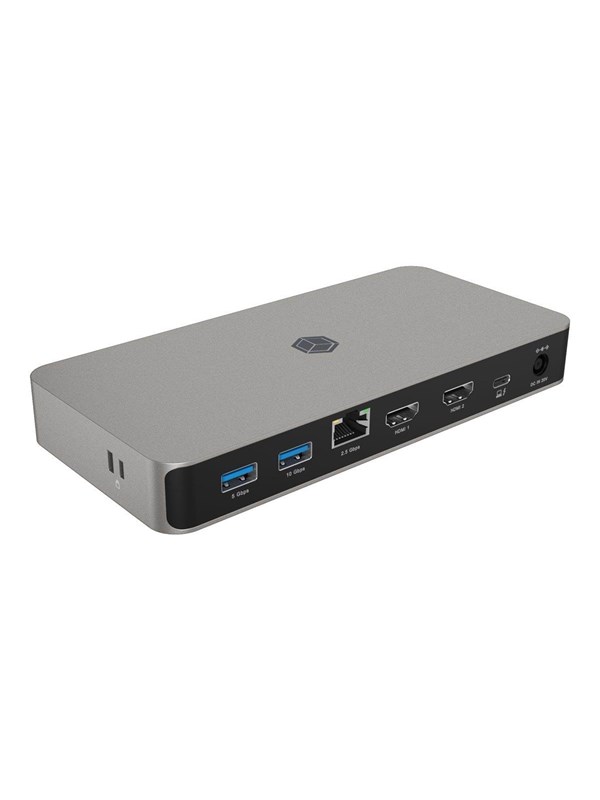 ICY BOX IB-DK2880-C41 - docking station - USB-C - 2 x HDMI - 1GbE