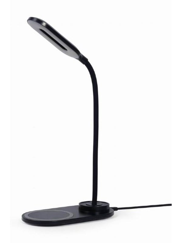 Gembird Desk lamp with wireless charger - Black