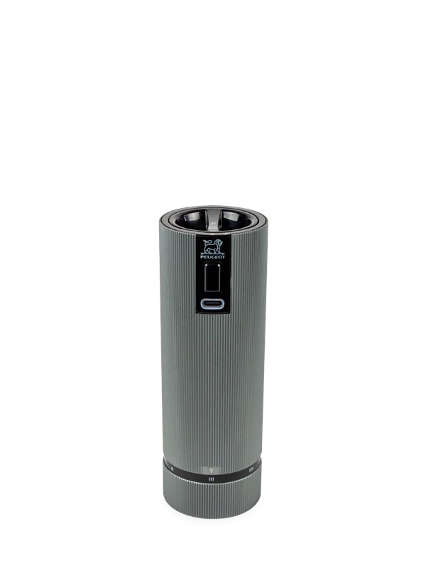 Peugeot Line Electric pepper Grinder Aluminum carbon 15cm