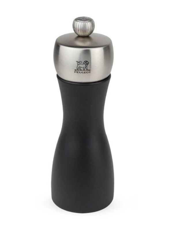 Peugeot Fiji pepper grinder wood black w/steel 15cm