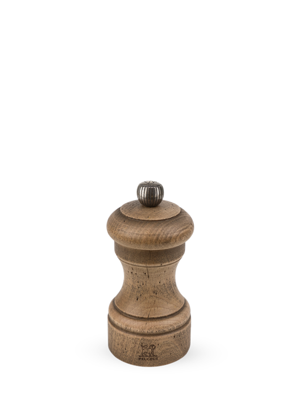 Peugeot Bistro Antique salt Grinder Wood Mat Antique 10 cm