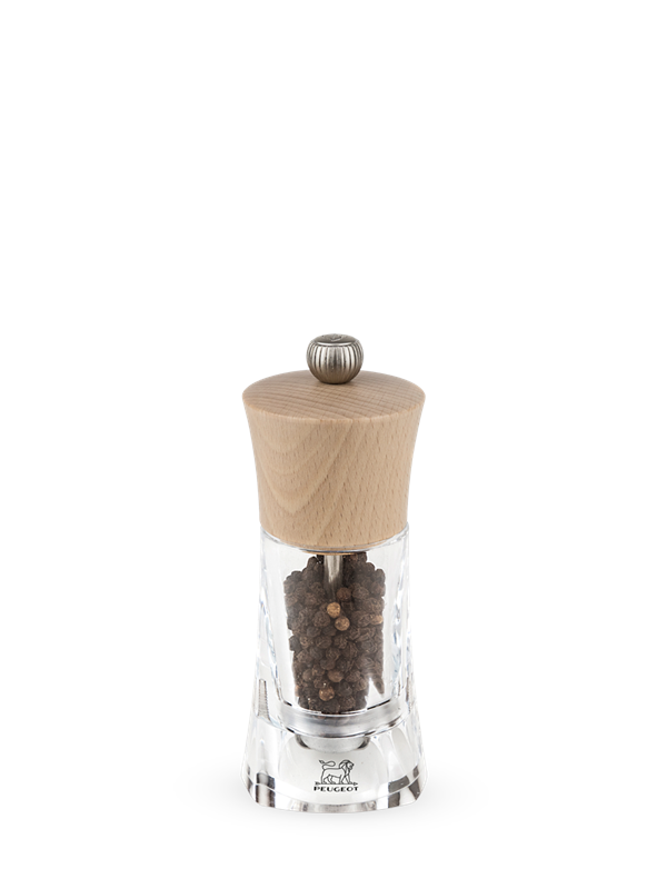Peugeot Oleron pepper grinder Acrylic/Natural wood 14 cm