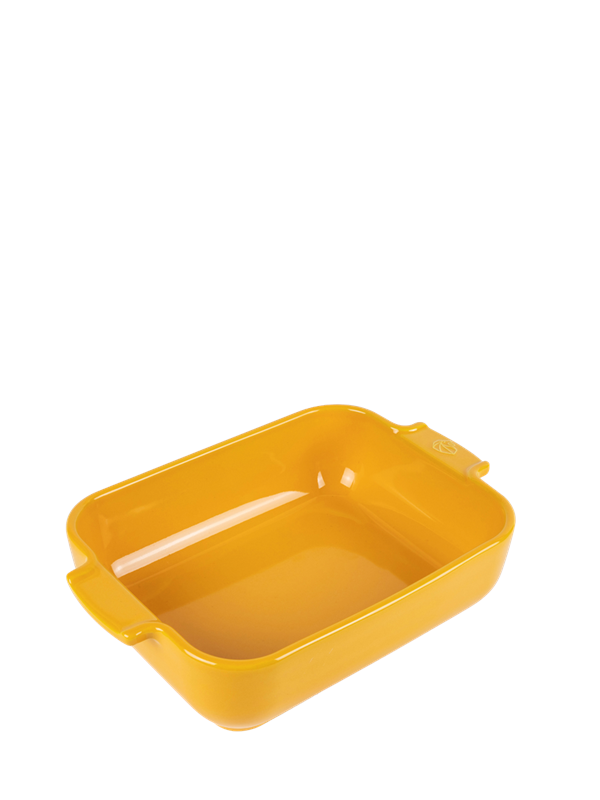 Peugeot Appolia Rectangular oven dish 25 cm saffron yellow