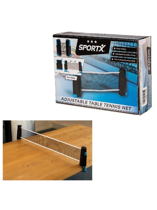 SportX Roll-up table tennis net