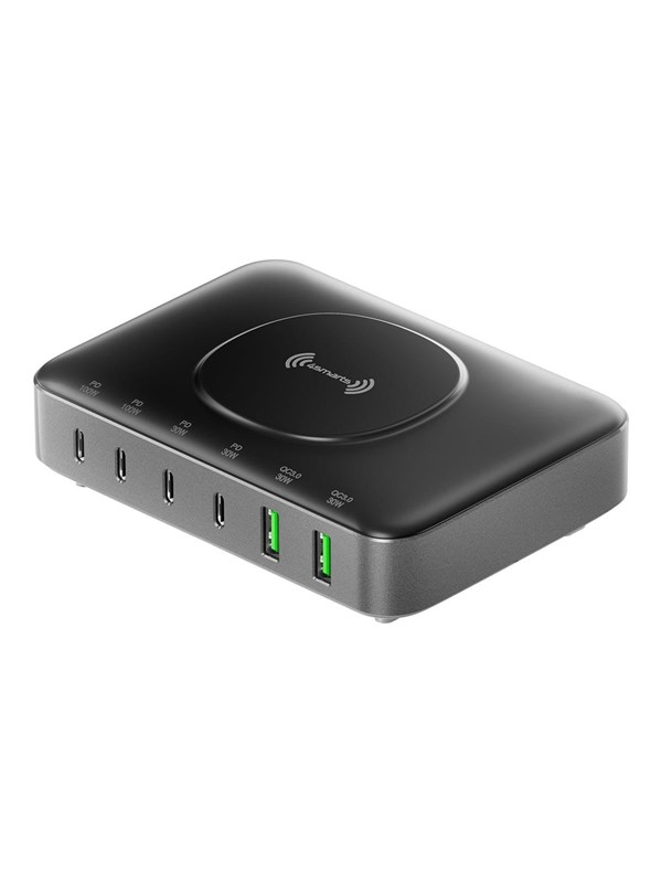 4smarts Charging Station - 7 in 1 - USB 24 pin USB-C - 100 Watt