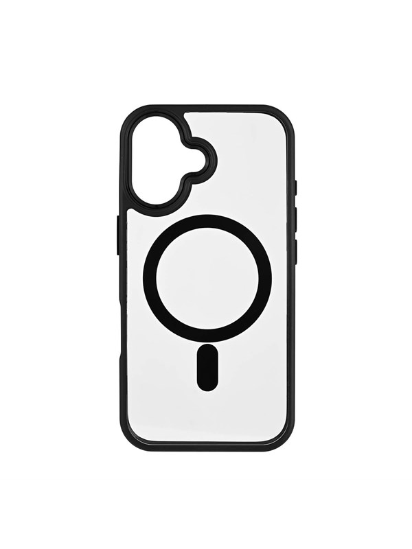 ONSALA MagSeries Bumper Case for iPhone 16 - Black & Clear