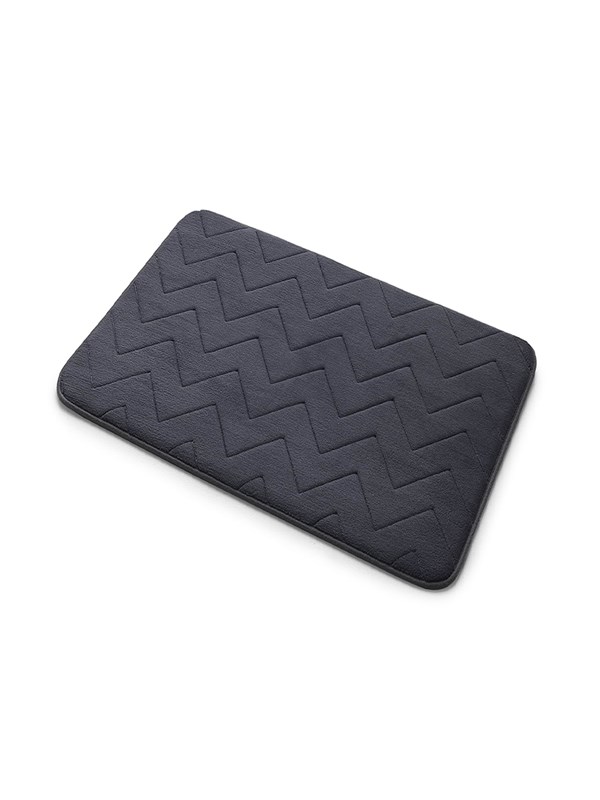 Gedy Mousse baderomsmatte - Memory foam - Antrasittgrå 40x60 cm
