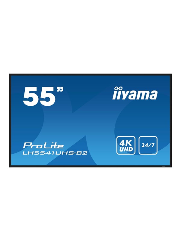iiyama ProLite LH5541UHS-B2 55" Class (54.6" viewable) LED-backlit LCD display - 4K - for digital signage