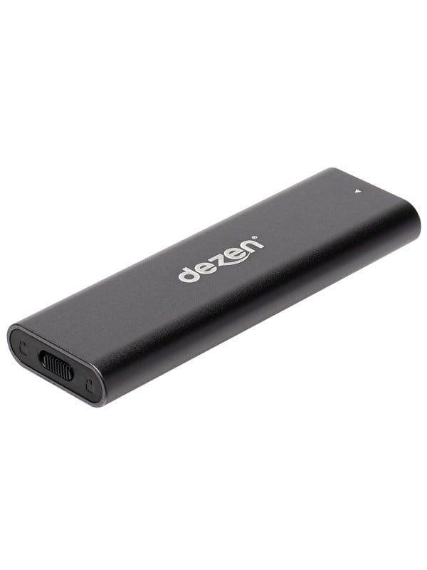 dezen M.2 Premium NVMe Enclosure USB 3.2 Gen 2 - Musta / Space Grey
