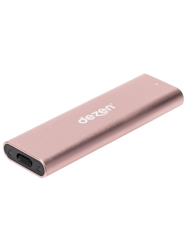 dezen M.2 Premium NVMe Enclosure USB 3.2 Gen 2 - Pinkki