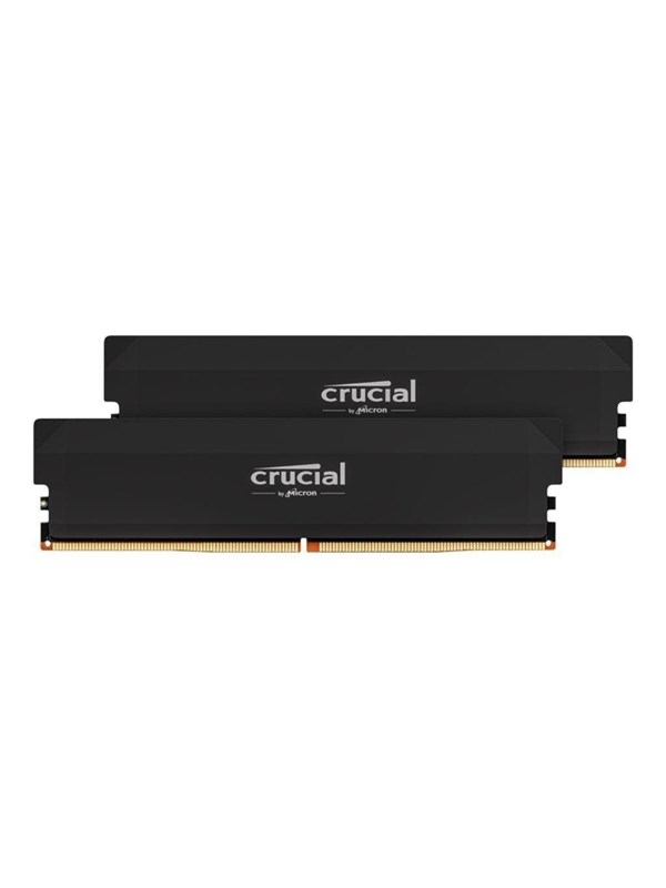 Crucial PRO Overclocking DDR5-6400 - 64GB - CL40 - Dual Channel (2 pcs) - AMD EXPO & Intel XMP - Musta