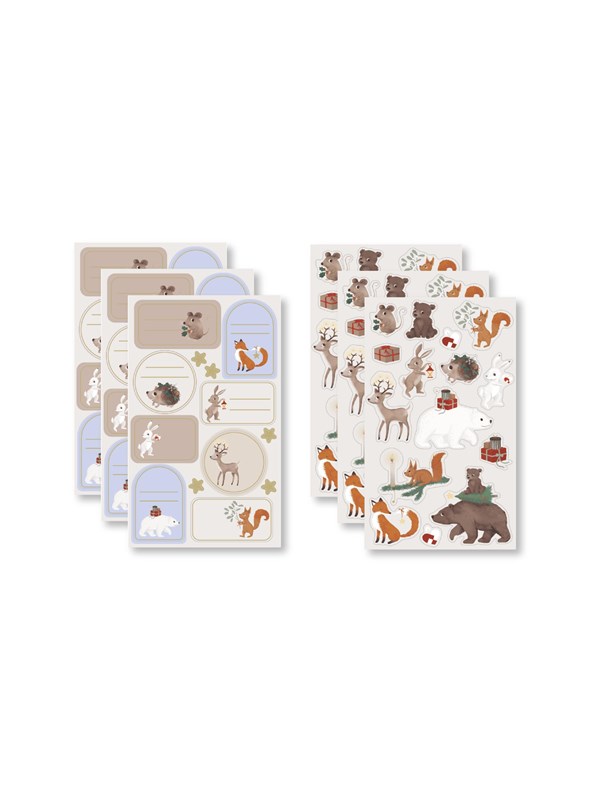 Filibabba Stickers - Wonderful Winter - Forest friends