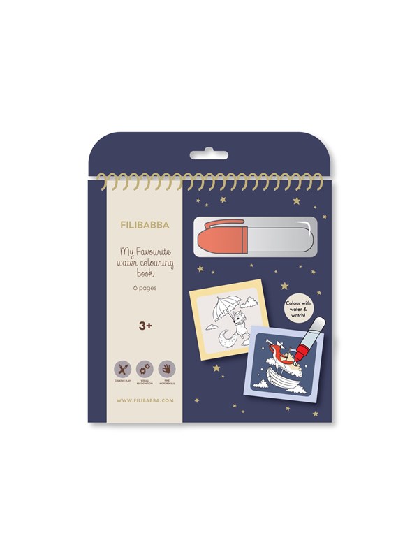 Filibabba Water colouring book - Dreamy Adventurers
