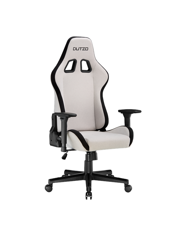 DUTZO E-SPORTS Pelituoli - Vaaleanharmaa - Kangas - Jopa 120 kg