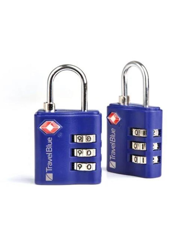 Travelblue 2 x TSA 3 Dial Combi Lock