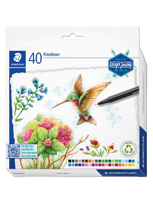 Staedtler Fineliner triplus rPP.40pcs