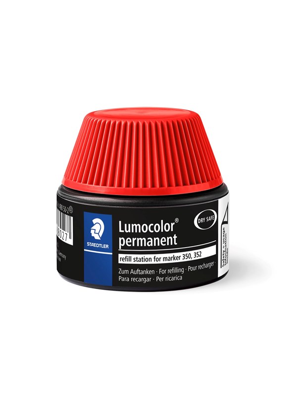 Staedtler Refill ink 4 pcs Lumocolor permanent Red